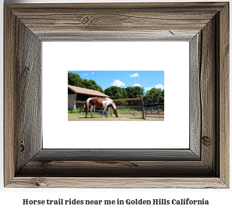 horse trail rides near me in Golden Hills, California